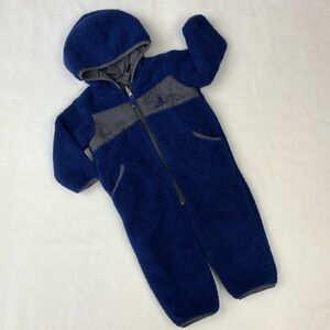 Rugged Bear Reversible Fleece Bunting